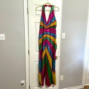 Rainbow Jumpsuit worn at Taylor Swift Concert - Nastygal